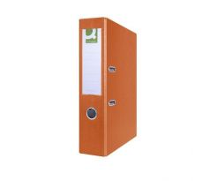 Zakladač pákový Q-CONNECT poloplastový 7,5cm oranžový
