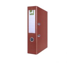 Zakladač pákový Q-CONNECT poloplastový 7,5cm bordó
