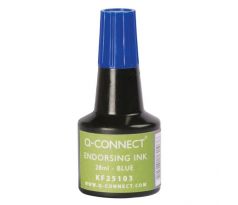 Pečiatková farba Q-CONNECT modrá 28ml