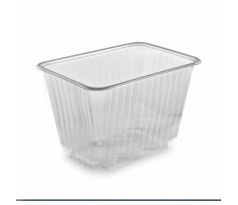 Vanička (PP) hranatá priehľadná 186 x 133 mm 2000ml (50 ks)