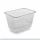 Vanička (PP) hranatá priehľadná 186 x 133 mm 2000ml (50 ks)