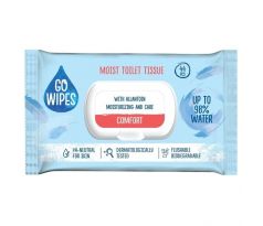 Vlhčený toaletný papier Comfort, s alantoínom s upokojujúcim účinkom 44ks