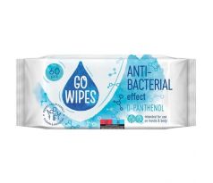 Vlhčené obrúsky GoWipes antibakteriálne s vitamínovým komplexom (A,C,E a D-panthenol) 60ks