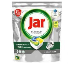 JAR tablety do umývačky riadu Platinum All in One Lemon 81 ks
