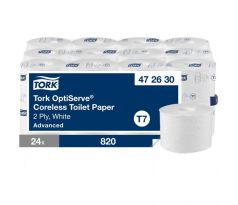 Toaletný papier bezdutinkový advanced 2-vrstv. TORK OptiServe T7