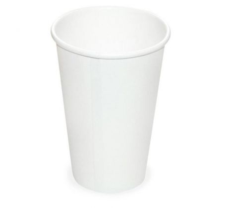Papierové poháre biele Ø80 mm 330 ml `ML` 0,3l (50 ks)