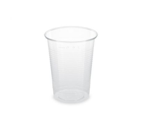 Pohár priehľadný z BIO plastu (PLA) 200 ml (100 ks)