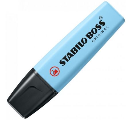 Zvýrazňovač STABILO BOSS ORIGINAL Pastel svieža modrá