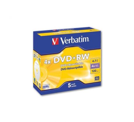 Verbatim DVD+RW 4x klasický obal