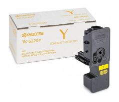 Toner Kyocera TK-5220Y yellow (1.200 str.) pre Ecosys P5021cdn/P5021cdw/M5521cdn/M5521cdw