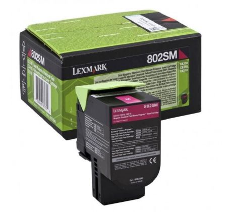 Toner Lexmark 802SM magenta (2.000 str.) pre CX310/CX/410/CX510