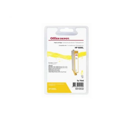 Alternatívny atrament pre HP CD974AE/920 XL yellow