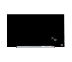 Sklenená tabuľa Nobo Diamond čierna 31”, 680x380mm