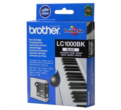 Atramentová náplň Brother LC-1000 pre DCP-330C/540CN/MFC5460CN black (500 str.)
