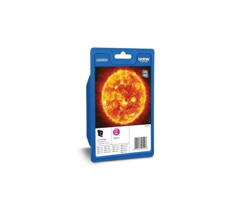 Atramentová náplň Brother LC-980 pre DCP-145C/165C magenta (300 str.)
