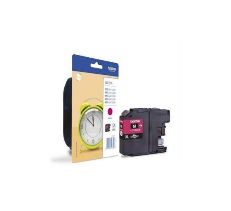 Atramentová náplň Brother LC-125XL pre DCP-J4110DW/MFC-J4410DW/J4510DW magenta (1.200 str.)