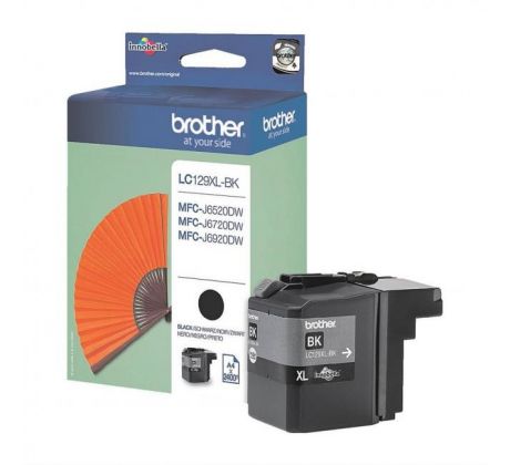 Atramentová náplň Brother LC-129XL pre MFC-J6520DW/J6920DW black (2.400 str.)