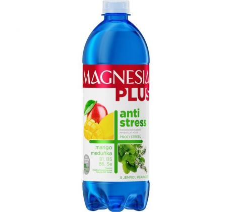 DARČEK - Minerálna voda MAGNESIA Plus Antistress mango, medovka 6 x 0,7 ℓ  - Objednaj 1 ks a dostaneš darček 1 ks Pohár sklenený `MAGNESIA` 0,4 l 1ks/BD ( Platí do 16.6.2025)