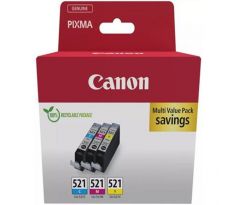 Atramentová náplň Canon CLI-521 pre MP540/620/630/980/iP3600/4600 multipack C/M/Y