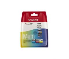 Atramentová náplň Canon CLI-526 pre MG 5150/5250/6150/8150 C/M/Y pack (3x450 str.)