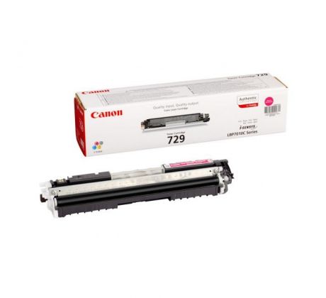 Toner Canon CRG-729 magenta (1.000 str.) pre LBP7010C/7018C