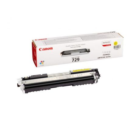 Toner Canon CRG-729 yellow (1.000 str.) pre LBP7010C/7018C