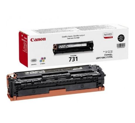 Toner Canon CRG-731 black (1.400 str.) pre LBP 7100cn/7110cw/MF8230Cn/8280Cw