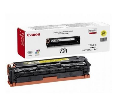 Toner Canon CRG-731 yellow (1.500 str.) pre LBP 7100cn/7110cw/MF8230Cn/8280Cw