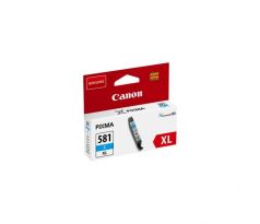 Atramentová náplň Canon CLI-581C pre TS6150/TS8150/TR7550/TR8550 cyan XL (519 str.)