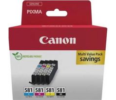 Atramentová náplň Canon CLI-581 BK/C/M/Y multipack pre TS6150/TS8150/TR7550 (4*5,6ml)