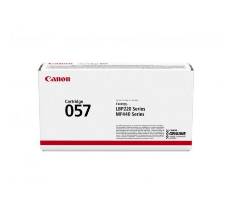 Toner Canon CRG-057 black (3.100 str.) pre i-SENSYNS LBP223/LBP226/MF443/MF446