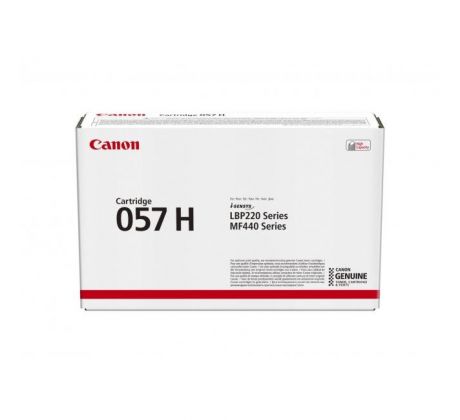 Toner Canon CRG-057H black (10.000 str.) pre i-SENSYNS LBP223/LBP226/MF443/MF446