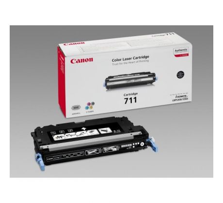 Toner Canon CRG-711 black (6.000 str.) pre LBP 5300/5360/MF 8450/9280CDN