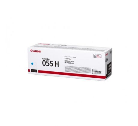 Toner Canon CRG-055H cyan (5.900 str.) pre i-SENSYNS LBP663Cdw/ MF742Cdw