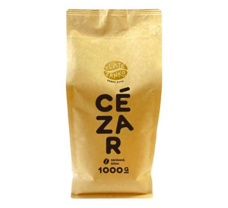Káva zrnková Zlaté Zrnko Cézar 75% arabica a 25% robusta 1kg