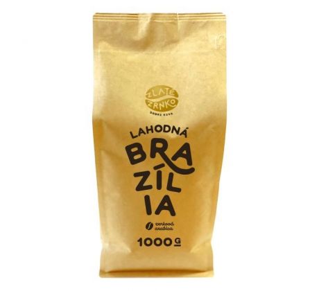 Káva zrnková Zlaté Zrnko Brazília 100% arabica 1kg