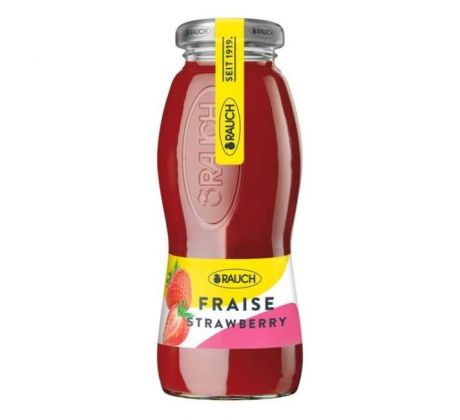 Džús RAUCH Jahoda 40% 24 x 0,2 ℓl VRATNÉ SKLO