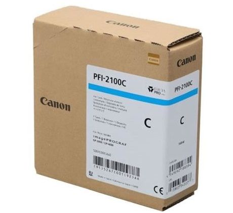 kazeta CANON PFI-2100C Cyan iPF GP-2000/4000 (160 ml) (5267C001)