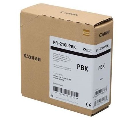 kazeta CANON PFI-2100PBK Photo Black iPF GP-2000/4000 (160 ml) (5266C001)