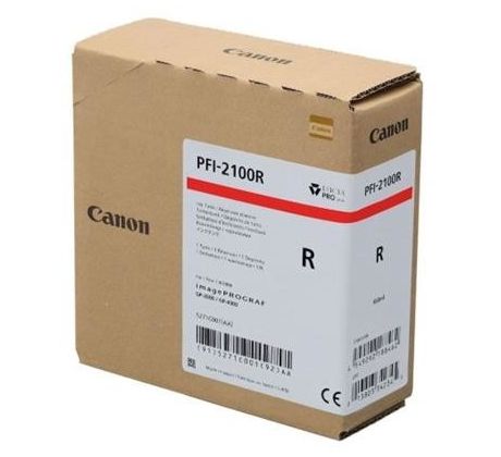 kazeta CANON PFI-2100R Red iPF GP-2000/4000 (160 ml) (5271C001)