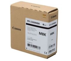 kazeta CANON PFI-2300MBK Matte Black iPF GP-2000/2600S/4000/4600S/6600S, PRO-2600//4600/6600 (330 ml) (5276C001)