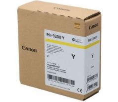 kazeta CANON PFI-3300Y Yellow iPF GP-2600S/4600S/6600S, PRO-2600/4600/6600 (330 ml) (6436C001)