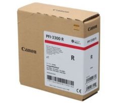 kazeta CANON PFI-3300R Red iPF PRO-2600/4600/6600 (330 ml) (6438C001)