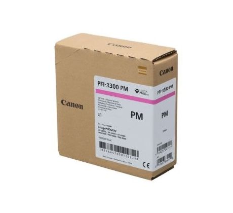 kazeta CANON PFI-3300PM Photo Magenta iPF PRO-2600/4600/6600 (330 ml) (6441C001)