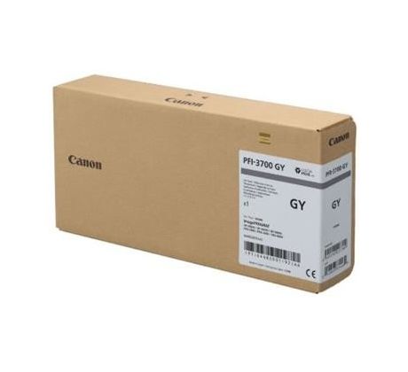 kazeta CANON PFI-3700GY Grey iPF GP-2600S/4600S/6600S, PRO-2600/4600/6600 (700 ml) (6448C001)