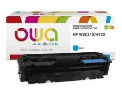 alt. toner OWA ARMOR pre HP W2031X/CF415A pre M454, M479 Cyan "LEVEL" (6000 str.) (K18974OW)