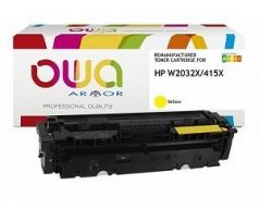 alt. toner OWA ARMOR pre HP W2032X/CF415A pre M454, M479 Yellow "LEVEL" (6000 str.) (K18976OW)
