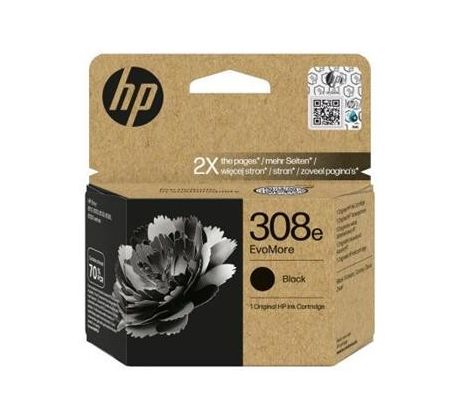 KAZETA HP 7FP22UE Čierna No.308e EvoMore (320 str.) (7FP22UE)