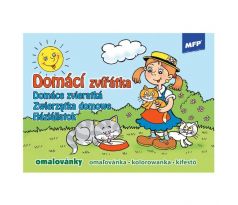 Maľovanka A5 Domáce zvieratká