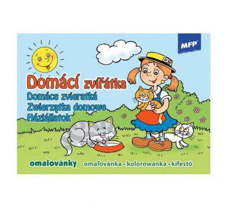 Maľovanka A5 Domáce zvieratká